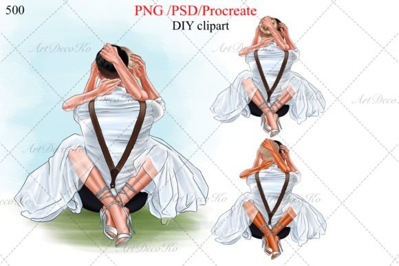 Charming DIY Clipart for Wedding Invitations and Decor