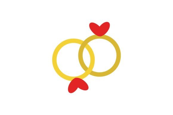 Elegant Wedding Ring Vector Art: A Designer's Essential Asset