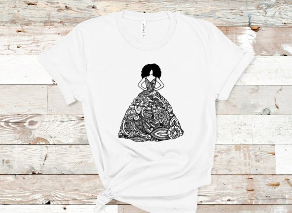 The Intricate Beauty of Wedding Dress Zentangle Mandala Designs