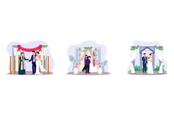Wedding Ceremony Flat Design: Your Guide to Elegant Vectors