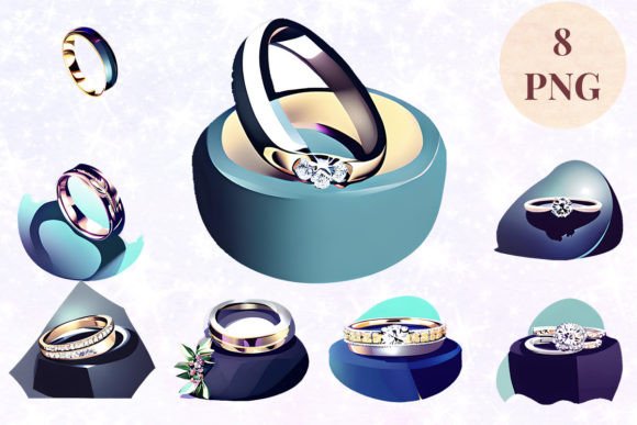 Wedding Ring 24 Clipart PNG: A Versatile Asset for Your Business