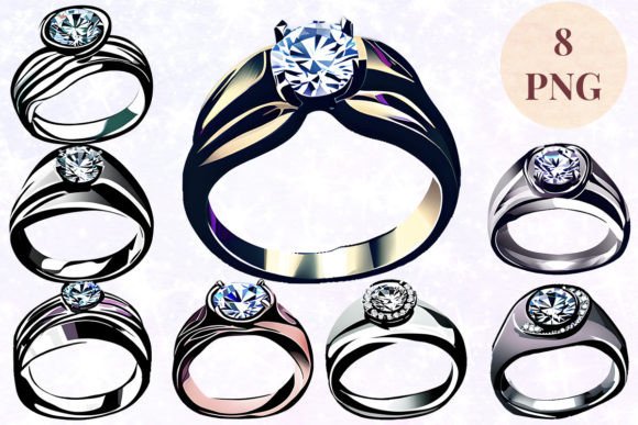 Wedding Ring 37 Clipart PNG: A Designer's Secret Weapon for Elegant Branding